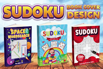 create sudoku word search puzzle activity book for amazon kdp