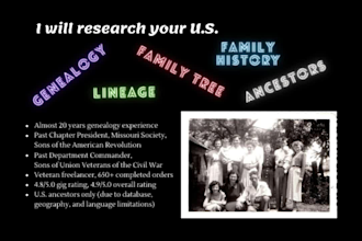 do genealogy research on your US ancestors