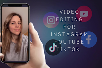 video editing for instagram youtube tiktok