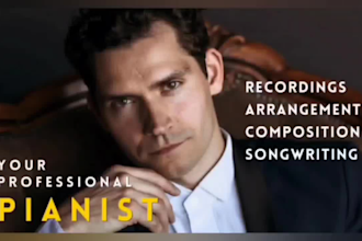 record or create a piano track for you project