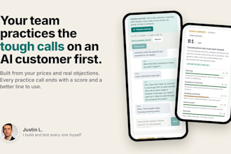 build an ai sales and customer service roleplay trainer for your team
