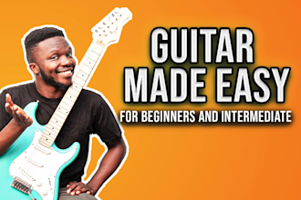 teach you how to play guitar from beginner to pro