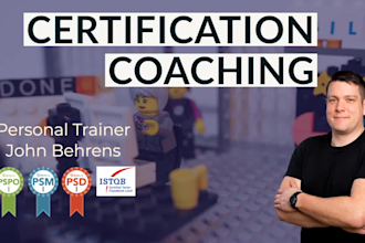 coach you for scrum or testing certification