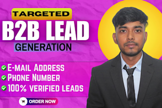 do targeted business leads and  b2b lead generation with list building