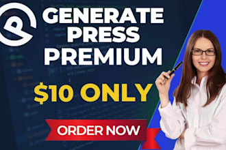 install generatepress premium wordpress theme within an hour