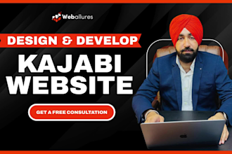 kajabi website, kajabi online course, sales page for kajabi online course kajabi