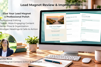 review and improve your lead magnet content