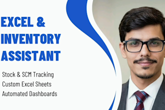 be your excel inventory management and supply chain virtual assistant