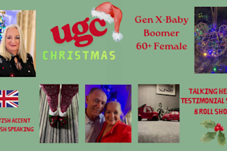 create a mature christmas ugc for your product or service