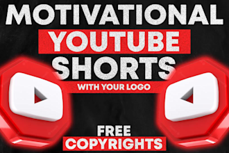 design viral motivational videos for youtube shorts