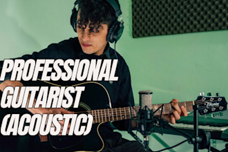 compose and record original acoustic guitar for your song