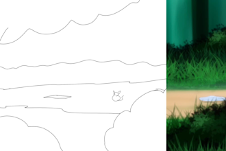 do 2d anime sketch animation in my style
