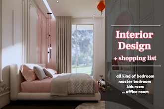 design modern house and apartment interiors with renders and ikea shopping list
