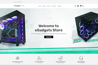 design and develop a custom website with PHP HTML CSS js and mysql