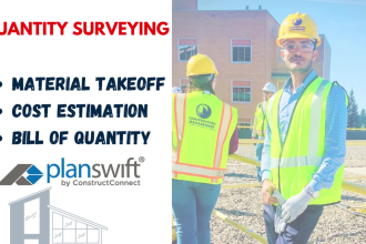 do quantity takeoff and construction cost estimate plan swift