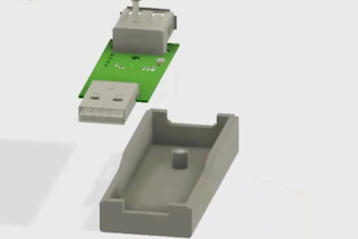 design pcb enclosure or product casing for 3d printing and mold making