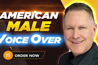 record an epic professional smooth american male voiceover