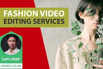 do fashion video editing