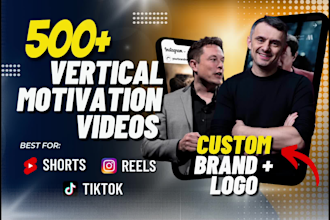 create bulk motivational videos for instagram reels or tiktok