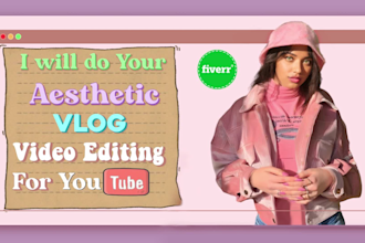 do aesthetic vlog video editing for youtube