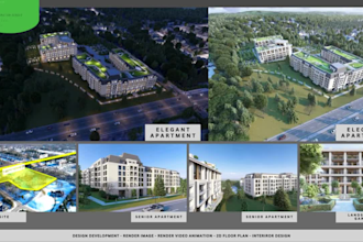 do design development and rendering image, video animation