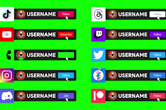 make call to action social media lower thirds