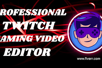create engaging twitch stream highlights video for youtube and tiktok