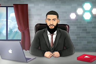 create a explainer character animation for your youtube channel