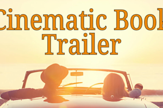 create cinematic 3d book trailer video in 4k