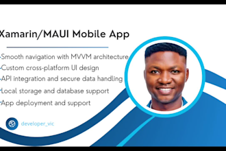 build ios and android app using net maui or xamarin