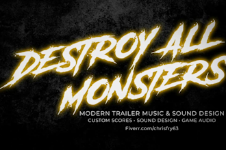 design modern trailer sfx for film, games and media