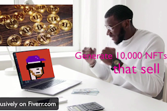 generate bestselling nft collection from your artworks