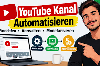 einen automatisierten youtube kanal einrichten, verwalten und monetarisieren
