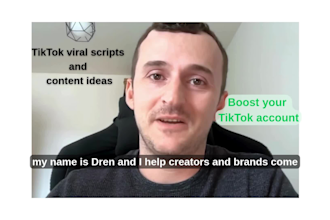 write tiktok viral scripts and content ideas