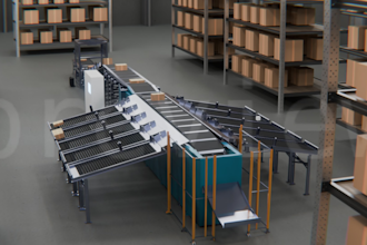 do 3d industrial animation conveyor animation conveyor sorting system animation