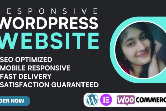 do affordable wordpress website design, edit, redesign cheap for small business