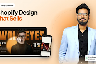design shopify store, redesign shopify website or build ecommerce store