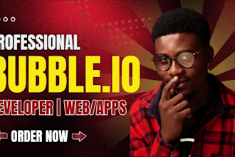 build bubble io web app goodbarber web flutterflow app developer ai caller apps