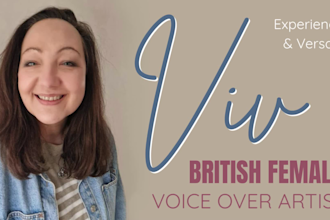 be your british female narrator for any voice over project