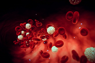 create realistic 3d heart and blood flow medical animation, 3d heart animation