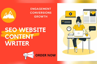be your content writer for high quality website copywriting