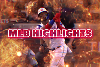 create mlb highlights videos for your faceless youtube channel