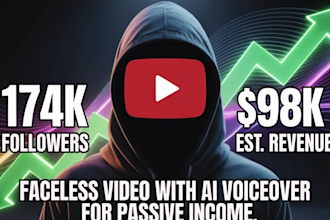create faceless video with ai voiceover for passive income