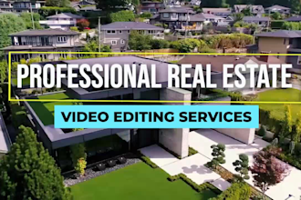 create a cinematic real estate promo video