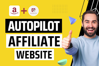 create autopilot amazon affiliate marketing website with clickbank autoblog