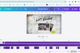 edit your videos on canva with editable template