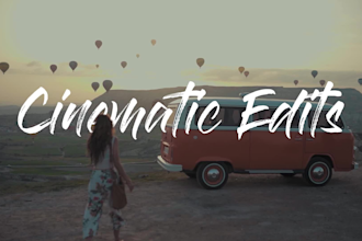 professionally edit cinematic travel videos and vlogs