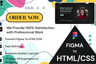 convert figma to html, xd to html pixel perfect design