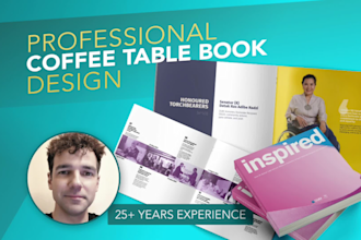 expertly design your luxury coffee table book for print PDF