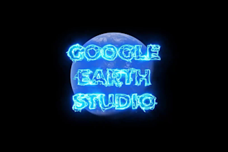 google earth studio 3d map animation, real estate and drone video editing